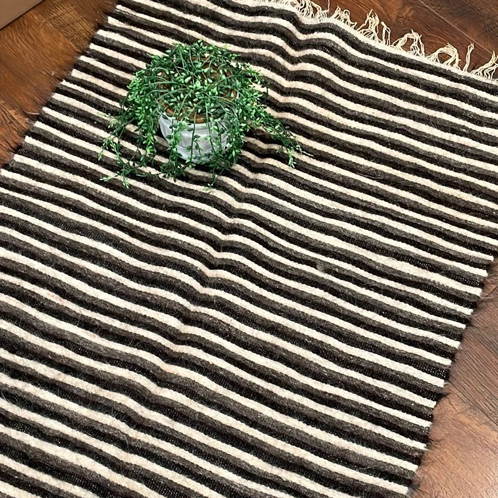 Vintage mohair rug